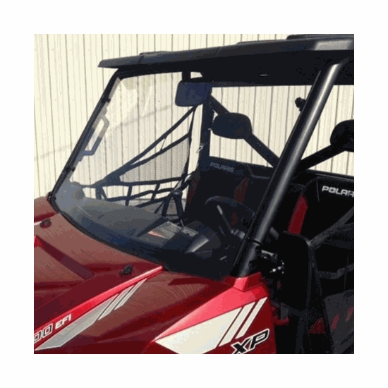 EMP D.O.T. Rated Hard Coated Full Front Windshield - 2013-23 Full Size Polaris Ranger w/ Pro-Fit Cage