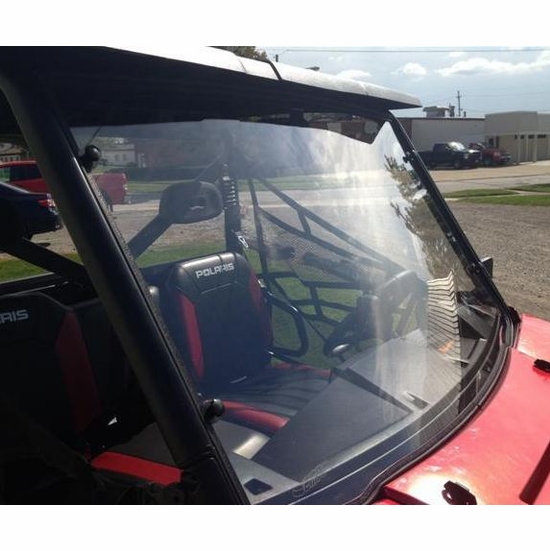 EMP D.O.T. Rated Hard Coated Full Front Windshield - 2013-23 Full Size Polaris Ranger w/ Pro-Fit Cage - alt image 3