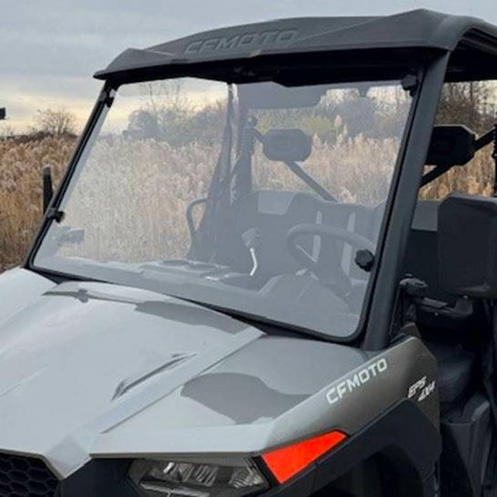 EMP D.O.T. Rated Hard Coated Full Front Windshield - 2023-25 CF Moto UForce 600