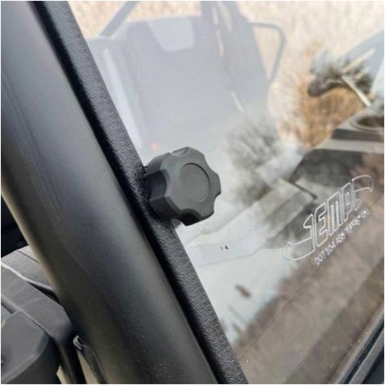 EMP D.O.T. Rated Hard Coated Full Front Windshield - 2023-25 CF Moto UForce 600 - alt image 1