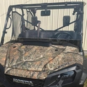 EMP D.O.T. Rated Hard Coated Full Front Windshield - Honda Pioneer 1000