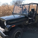 EMP D.O.T. Rated Hard Coated Full Front Windshield - Mahindra ROXOR