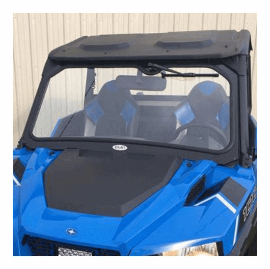 EMP D.O.T. Rated Laminated Safety Glass Full Front Windshield - Polaris General 1000, XP 1000