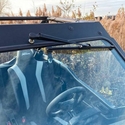EMP D.O.T. Rated Safety Glass Full Front Windshield w/ Hand Wiper - Kawasaki Teryx KRX 1000