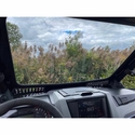 EMP D.O.T. Rated Safety Glass Full Front Windshield w/ Hand Wiper - Polaris RZR PRO XP