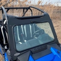 EMP D.O.T. Rated Safety Glass Full Front Windshield w/ Hand Wiper - Polaris RZR XP Turbo S