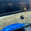 EMP D.O.T. Rated Safety Glass Full Front Windshield w/ Hand Wiper - Polaris RZR XP Turbo S