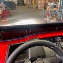 EMP D.O.T. Rated Vented Safety Glass Full Front Windshield w/ Hand Wiper - Kawasaki Mule Pro-MX