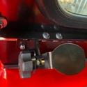 EMP D.O.T. Rated Vented Safety Glass Full Front Windshield w/ Hand Wiper - Kawasaki Mule Pro-MX