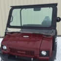 EMP D.O.T Rated Safety Glass Full Front Windshield - Kawasaki Mule 4000, 4010