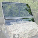 EMP Flip Up Hard Coated Front Windshield - Kawasaki Mule 4010