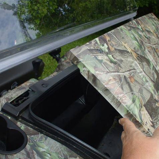 EMP Flip Up Hard Coated Front Windshield - Kawasaki Mule 4010 - alt image 1