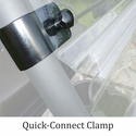 EMP Flip Up Hard Coated Front Windshield - Kawasaki Mule 4010