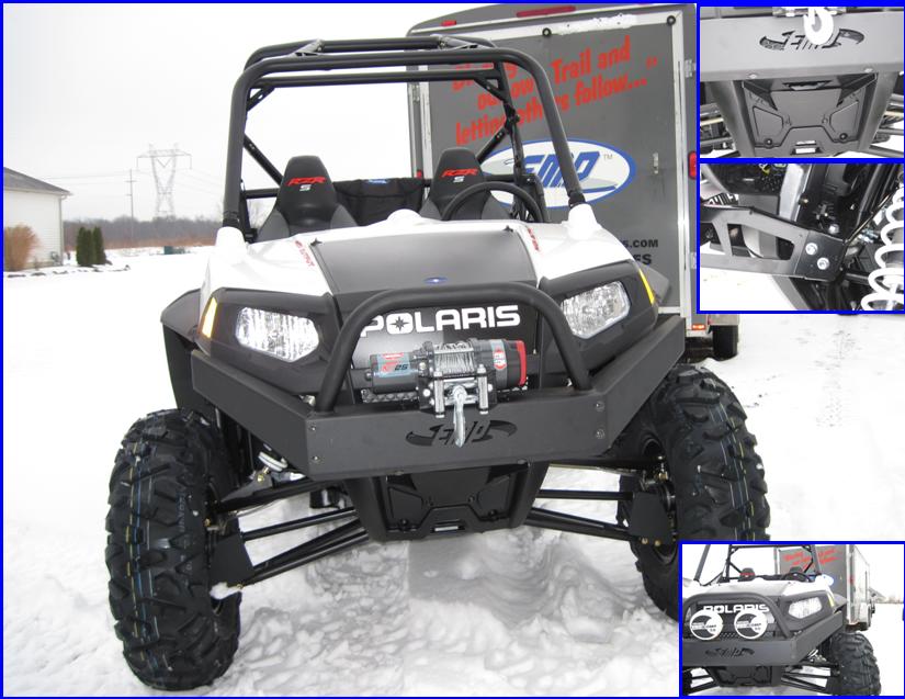 Polaris RZR 800 Bumper with Winch Mount Side by Side Stuff