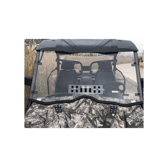 EMP Vented Hard Coated Full Front Windshield - 2018-21 CF Moto UForce 500, 800 - alt image 1