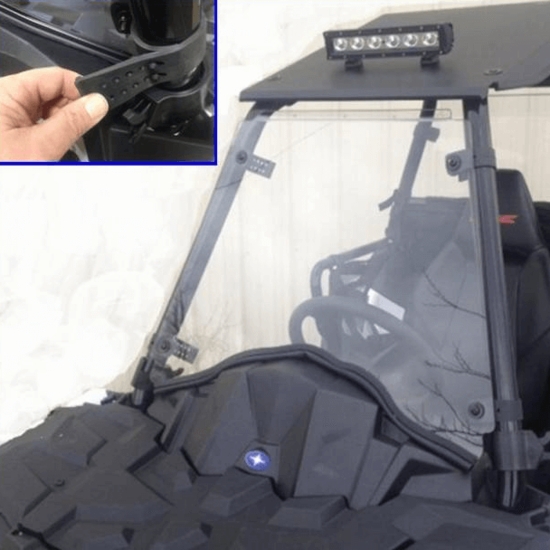 EMP Hard Coated Full Front Windshield - Polaris ACE