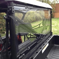 EMP Hard Coated Cab Back, Dust Stopper - 2013-21 Full Size Polaris Ranger w/ Pro-Fit Cage
