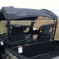 EMP Hard Coated Cab Back, Dust Stopper - 2018-21 CF Moto UForce 500, 800