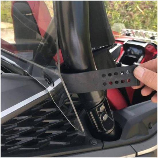 EMP Hard Coated Cab Back, Dust Stopper - Honda Talon (2 Seat) - alt image 4