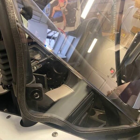 EMP Hard Coated Cab Back, Dust Stopper - Kawasaki Teryx KRX 1000 - alt image 3