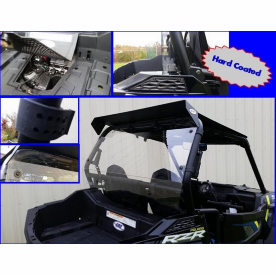 EMP Hard Coated Cab Back, Dust Stopper - Polaris RZR S 1000, 900, S 900 - alt image 0