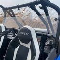 EMP Hard Coated Cab Back, Dust Stopper - Polaris RZR XP Turbo S
