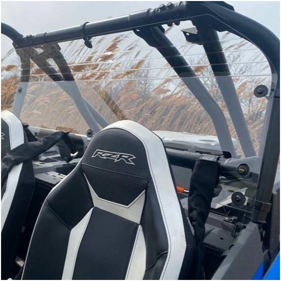 EMP Hard Coated Cab Back, Dust Stopper - Polaris RZR XP Turbo S - alt image 1