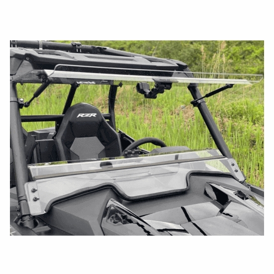 EMP Hard Coated Flip Up Front Windshield - 2019-23 Polaris RZR XP 1000, XP Turbo