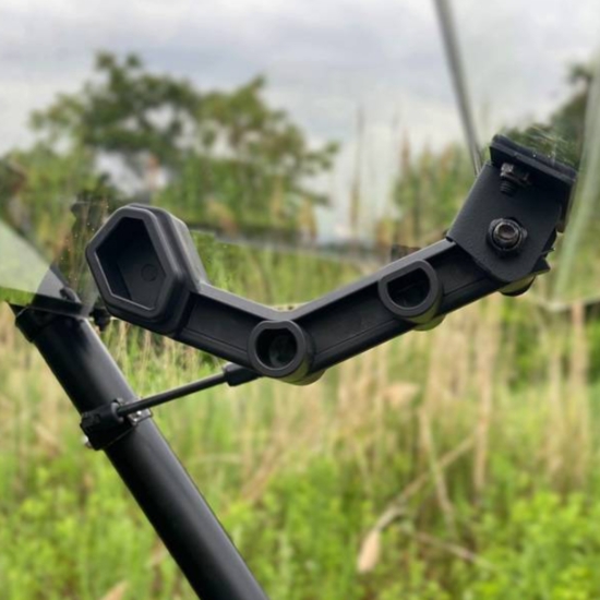 EMP Hard Coated Flip Up Front Windshield - 2019-23 Polaris RZR XP 1000, XP Turbo - alt image 4