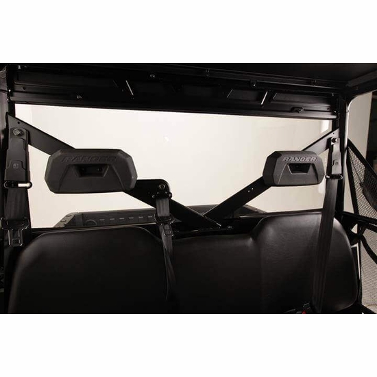 EMP Hard Coated Front Windshield, Cab Back Combo - 2013-21 Full Size Polaris Ranger w/ Pro-Fit Cage - alt image 0