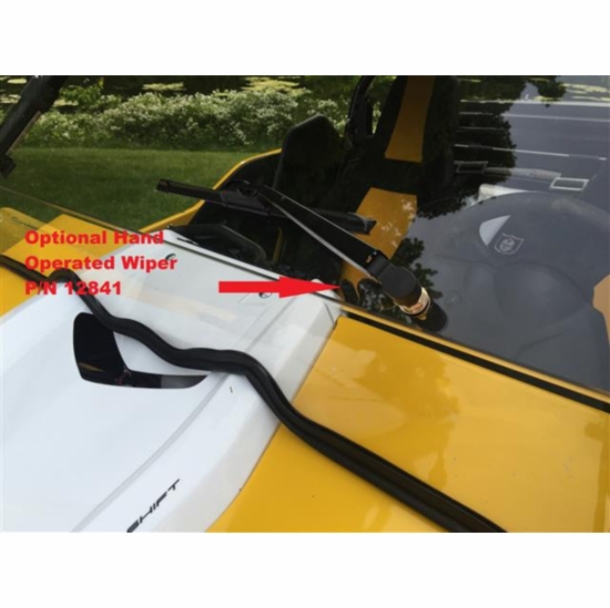 EMP D.O.T. Rated Hard Coated Full Front Windshield - 2016-18 Yamaha YXZ 1000 R - alt image 2