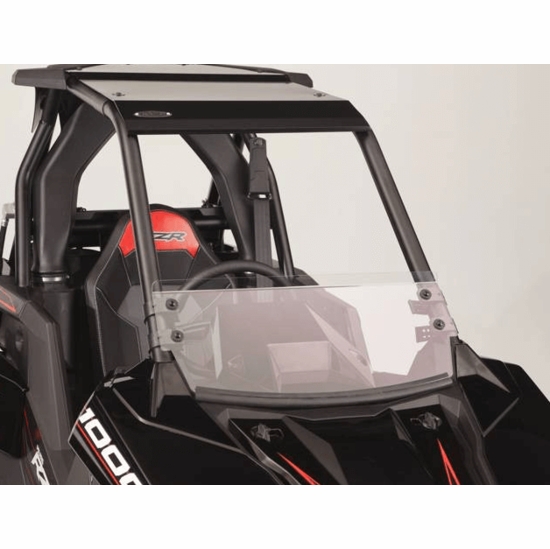 EMP D.O.T. Rated Hard Coated Full, Half Front Windshield Combo - Polaris RZR RS1 - alt image 2