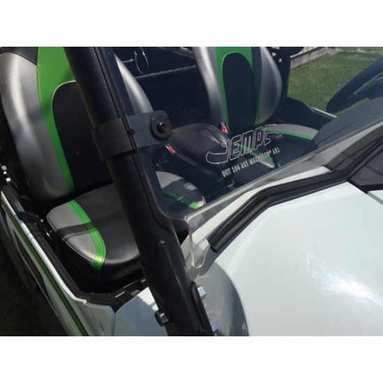 EMP D.O.T. Rated Hard Coated Full Front Windshield - 2016-24 Kawasaki Teryx4, Teryx 800 - alt image 1