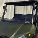 EMP Hard Coated Front Windshield, Cab Back Combo - 2016-21 Mid Size Polaris Ranger 500, 570, ETX, EV