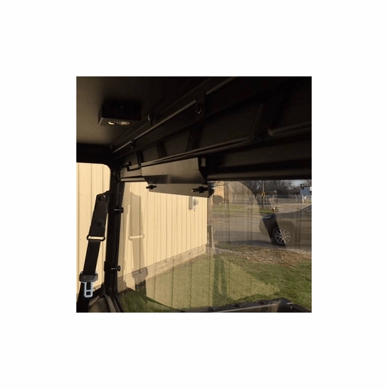 EMP Hard Coated Front Windshield, Cab Back Combo - 2016-21 Mid Size Polaris Ranger 500, 570, ETX, EV - alt image 1