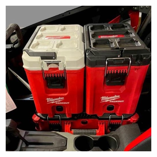 EMP "Milwaukee Pack Out" Passenger Seat Rack - Polaris RZR PRO XP, Turbo R - alt image 0