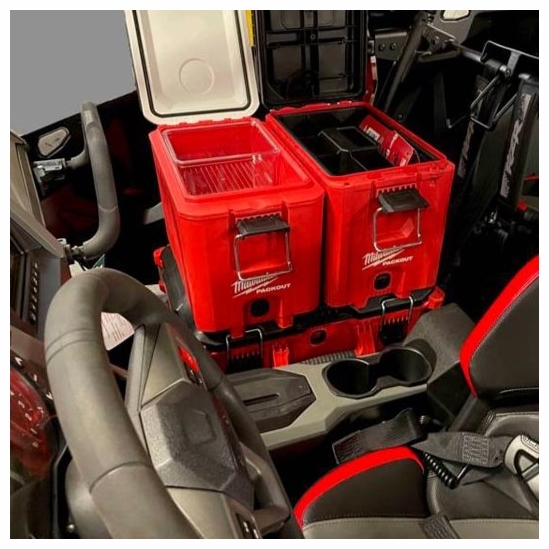 EMP "Milwaukee Pack Out" Passenger Seat Rack - Polaris RZR PRO XP, Turbo R - alt image 2