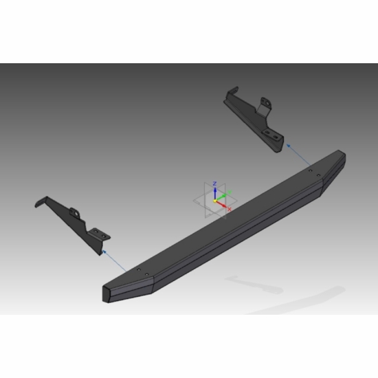 EMP Extreme Rear Bumper - Honda Pioneer 700 - alt image 5