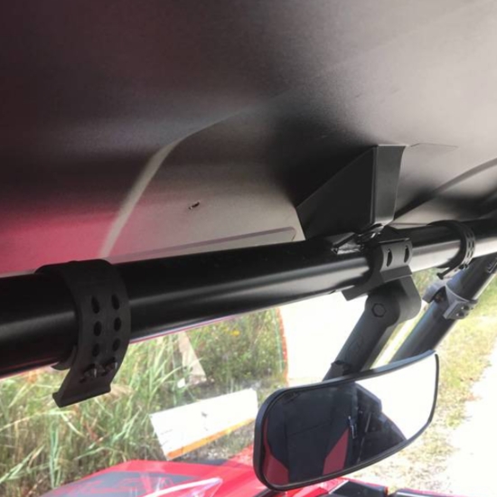 EMP D.O.T. Rated Vented Hard Coated Full Front Windshield - 2019-22 Honda Talon 1000 - alt image 3