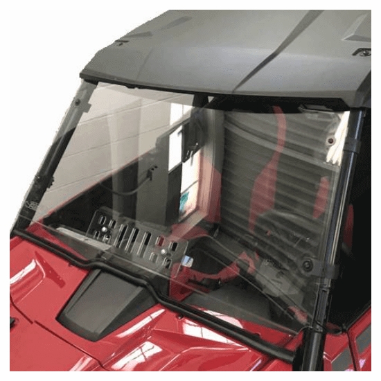 EMP D.O.T. Rated Vented Hard Coated Full Front Windshield - 2019-22 Honda Talon 1000
