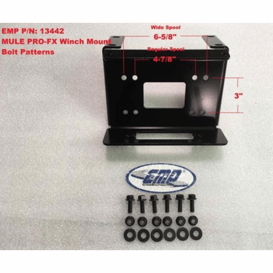 EMP Winch Mount - Kawasaki Mule Pro-FX, DX, FXR - alt image 3