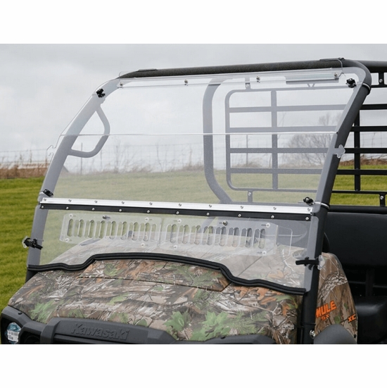 Kawasaki Mule SX AeroVent Windshield Side By Side Stuff
