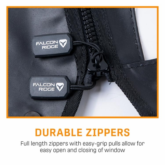 Falcon Ridge Full Soft Doors w/ Zippers - Can Am Defender - alt image 4