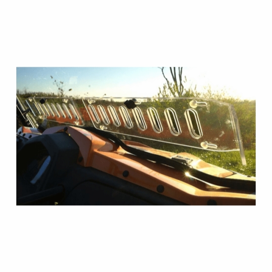 Falcon Ridge Hard Coated Aero-Vent Front Windshield - CF Moto UForce 500, 800 - alt image 0