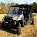 Falcon Ridge Hard Coated Velocity Flip Up Front Windshield - 2013-25 Full Size Polaris Ranger w/ Pro-Fit Cage
