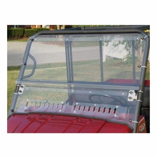 Falcon Ridge Hinged Aero-Vent Front Windshield - Kawasaki Mule 4000, 4010