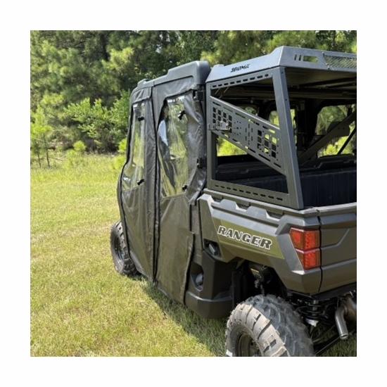 Falcon Ridge Soft Full Doors w/ Zippers - 2019-26 Polaris Ranger Crew XP 1000 - alt image 2