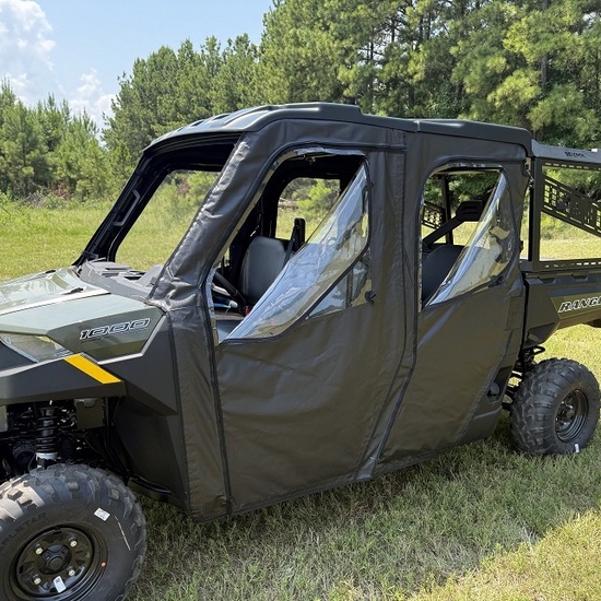 Falcon Ridge Soft Full Doors w/ Zippers - 2019-26 Polaris Ranger Crew XP 1000 - alt image 3