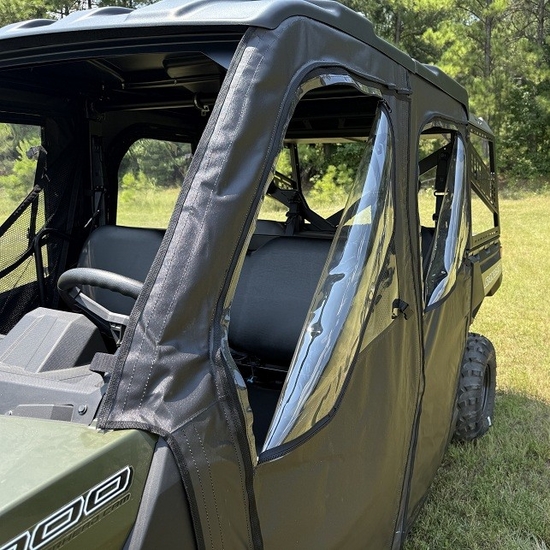 Falcon Ridge Soft Full Doors w/ Zippers - 2019-26 Polaris Ranger Crew XP 1000 - alt image 6