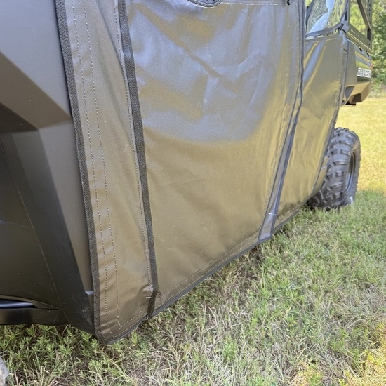Falcon Ridge Soft Full Doors w/ Zippers - 2019-26 Polaris Ranger Crew XP 1000 - alt image 8